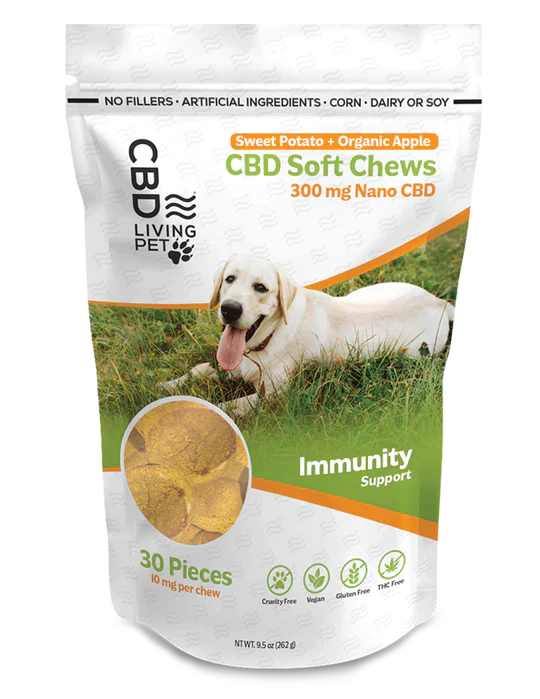 CBD Living | CBD Dog Chews 50mg - 300mg Best Price