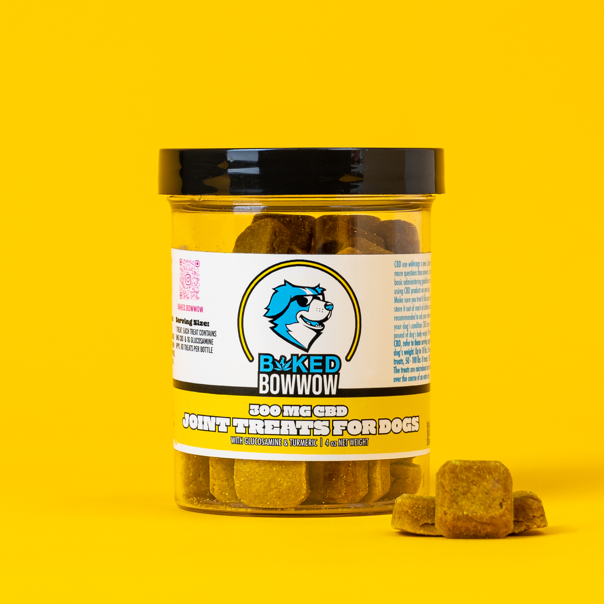 Eighty Six Baked BowWow – Joint Treats for Dogs 300MG – CBD Dog Treats Best Price