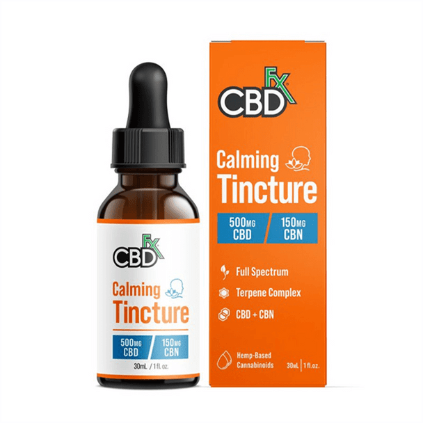 CBD Oil - CBD + CBN Calming Tincture - 500mg-4000mg - By CBDfx Best Price