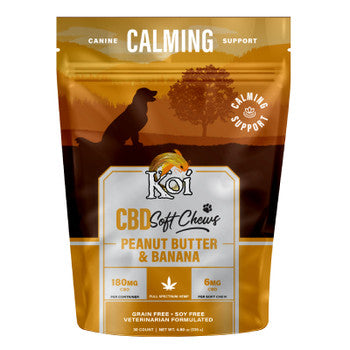 Koi CBD Pet - Peanut Butter Banana Calming Dog Chews 6mg 30ct Best Price