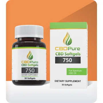 CBDPure CBD Softgel Pills 750 Best Price