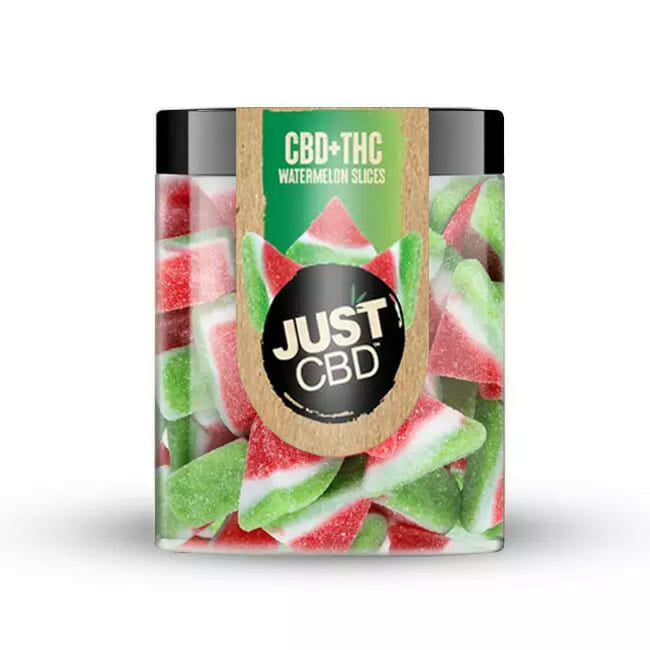 JustCBD - CBD + THC Watermelon Slices Best Price