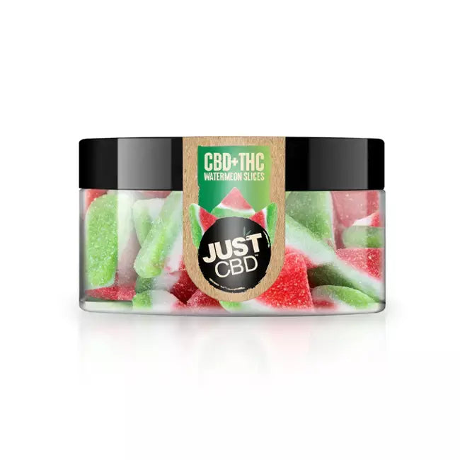 JustCBD - CBD + THC Watermelon Slices Best Price