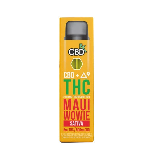 CBD Vape Pen - Maui Wowie Sativa CBD + Delta 9 Disposable - 2 Grams - By CBDfx Best Price