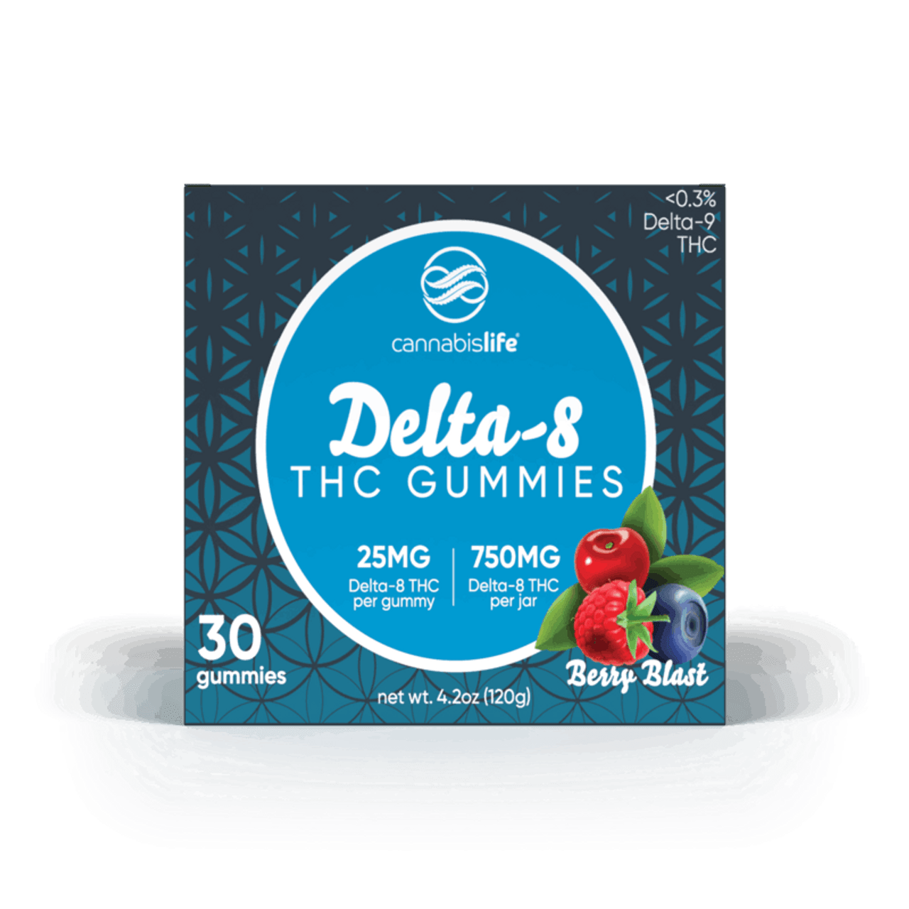 Cannabis Life BERRY BLAST DELTA-8 GUMMIES - (30CT) 750MG Best Price