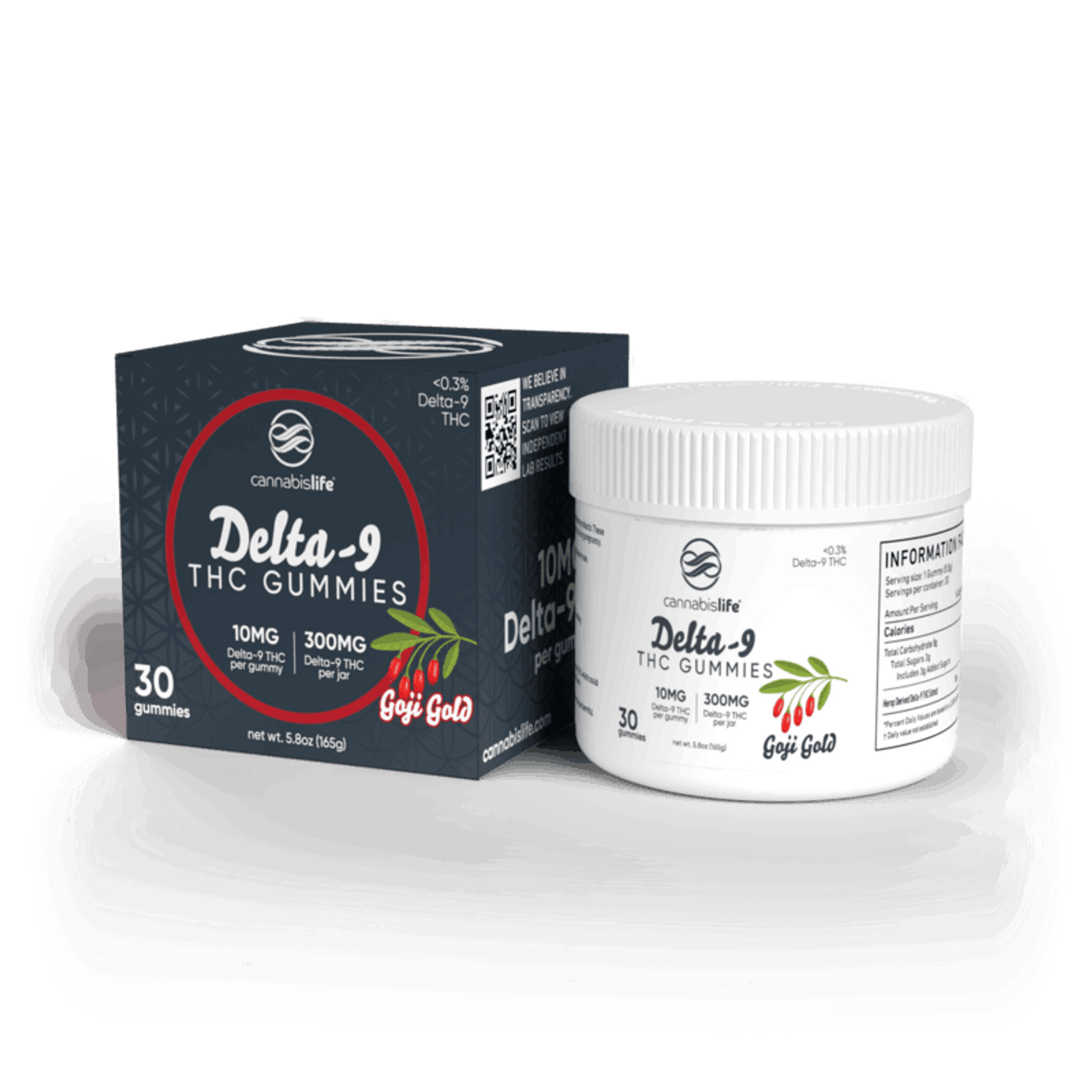 Cannabis Life GOJI GOLD DELTA-9 GUMMIES - (30CT) 300MG Best Price