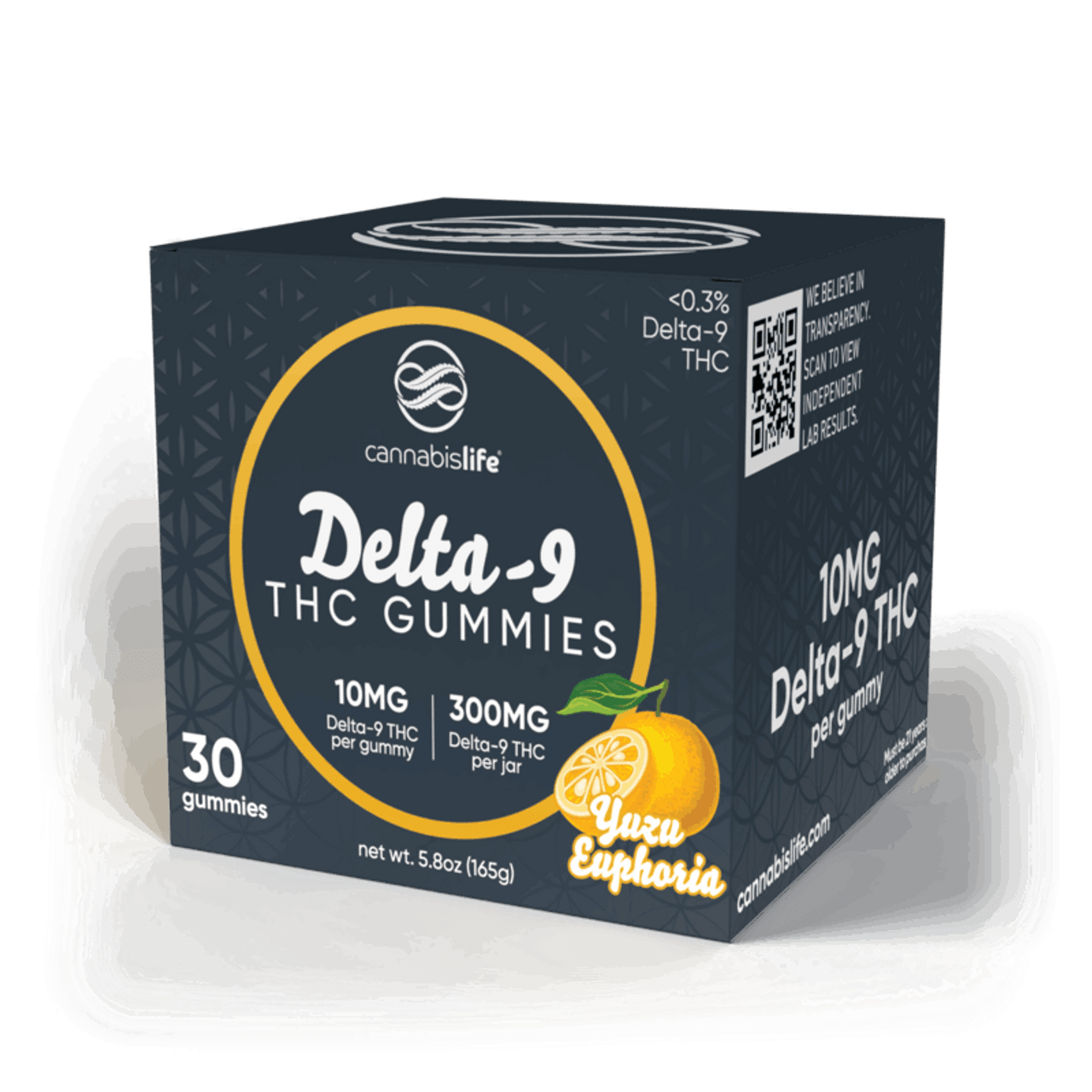 Cannabis Life YUZU EUPHORIA DELTA-9 GUMMIES - (30CT) 300MG Best Price