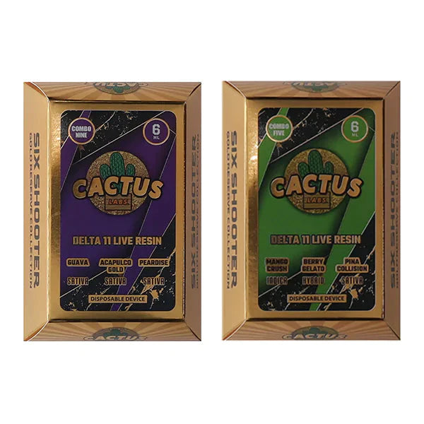 Cactus Labs Gold Reserve Collection Six Shooter Delta 11 Live Resin Best Price