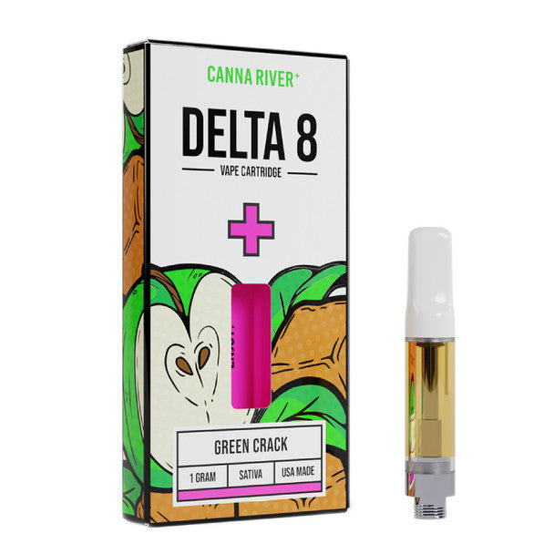 Canna River Delta 8 Vape - Cartridge - Green Crack - 1g Best Price