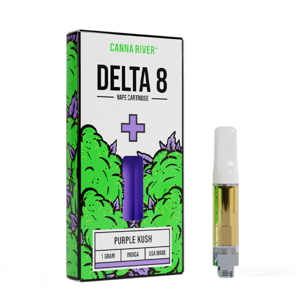 Canna River Delta 8 Vape - Cartridge - Purple Kush - 1g Best Price