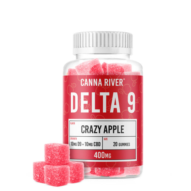 Canna River Delta 9 Gummies - Crazy Apple - 20mg Best Price