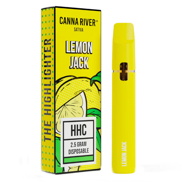 Canna River HHC Vape - Disposable Highlighter - Lemon Jack - 2.5g Best Price
