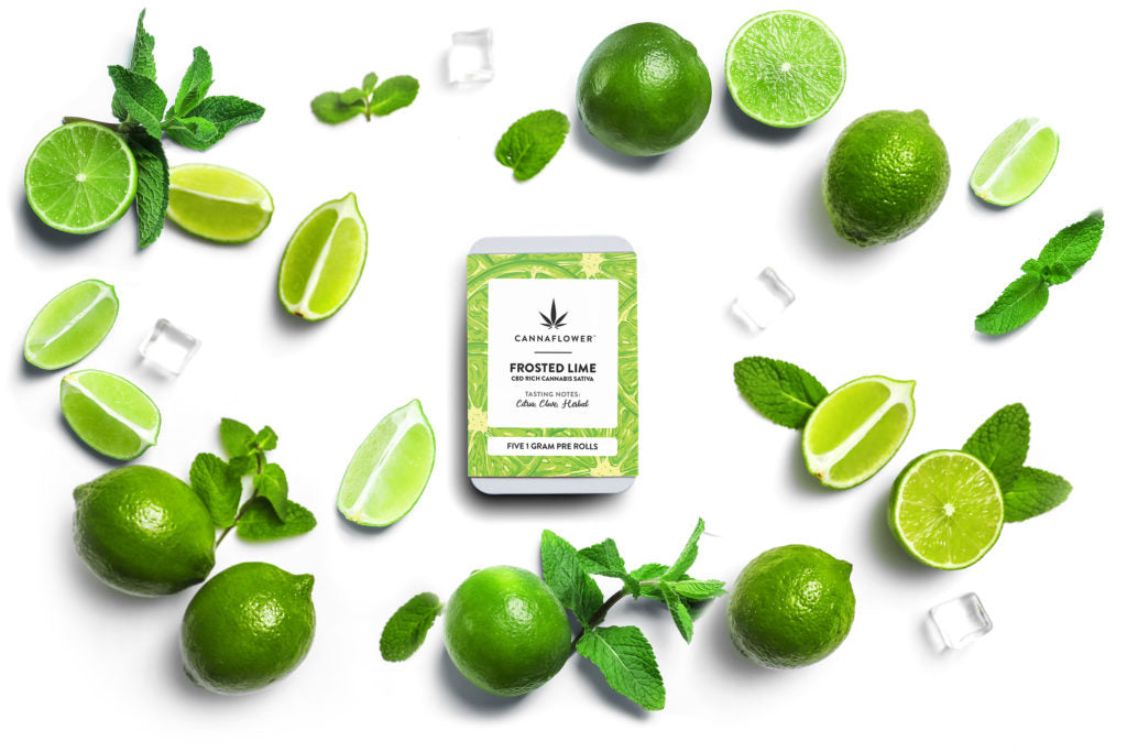 Cannaflower Frosted Lime Pre-roll 5 Pack Best Price