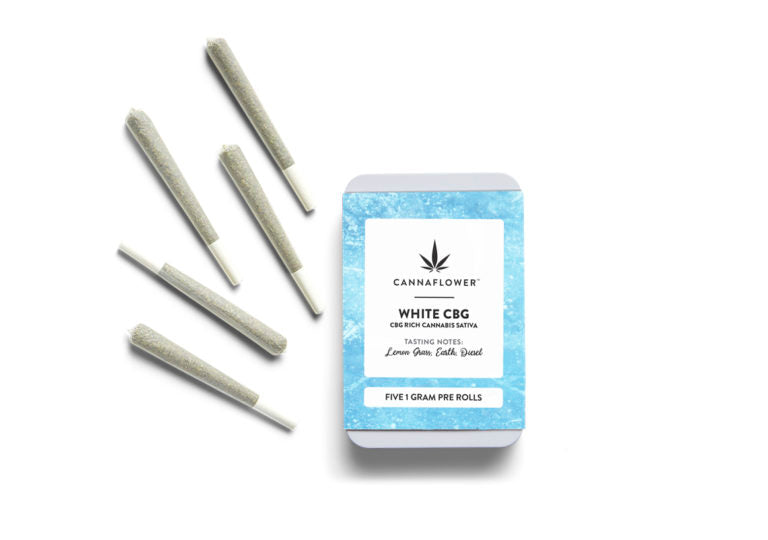 Cannaflower White CBG Pre-roll 5 pack Best Price