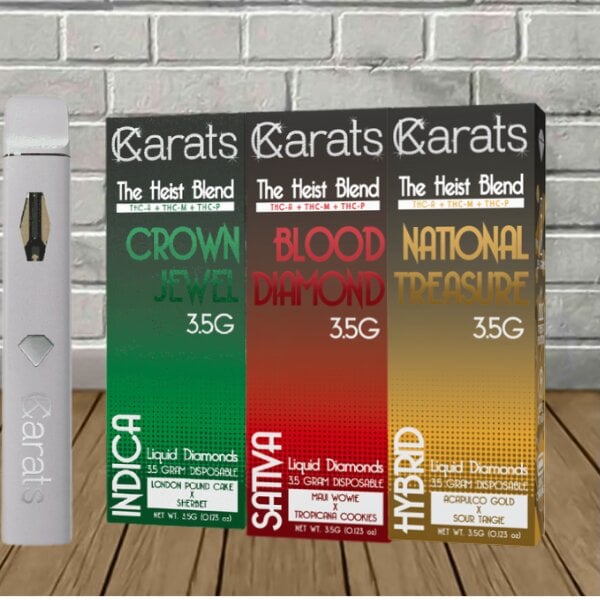 Carats Heist Blend Liquid Diamonds Disposable 3.5g Best Price