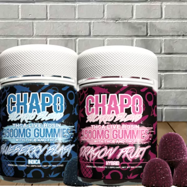 Chapo Extrax Live Rosin Sicario Blend Gummies 3500mg Best Price