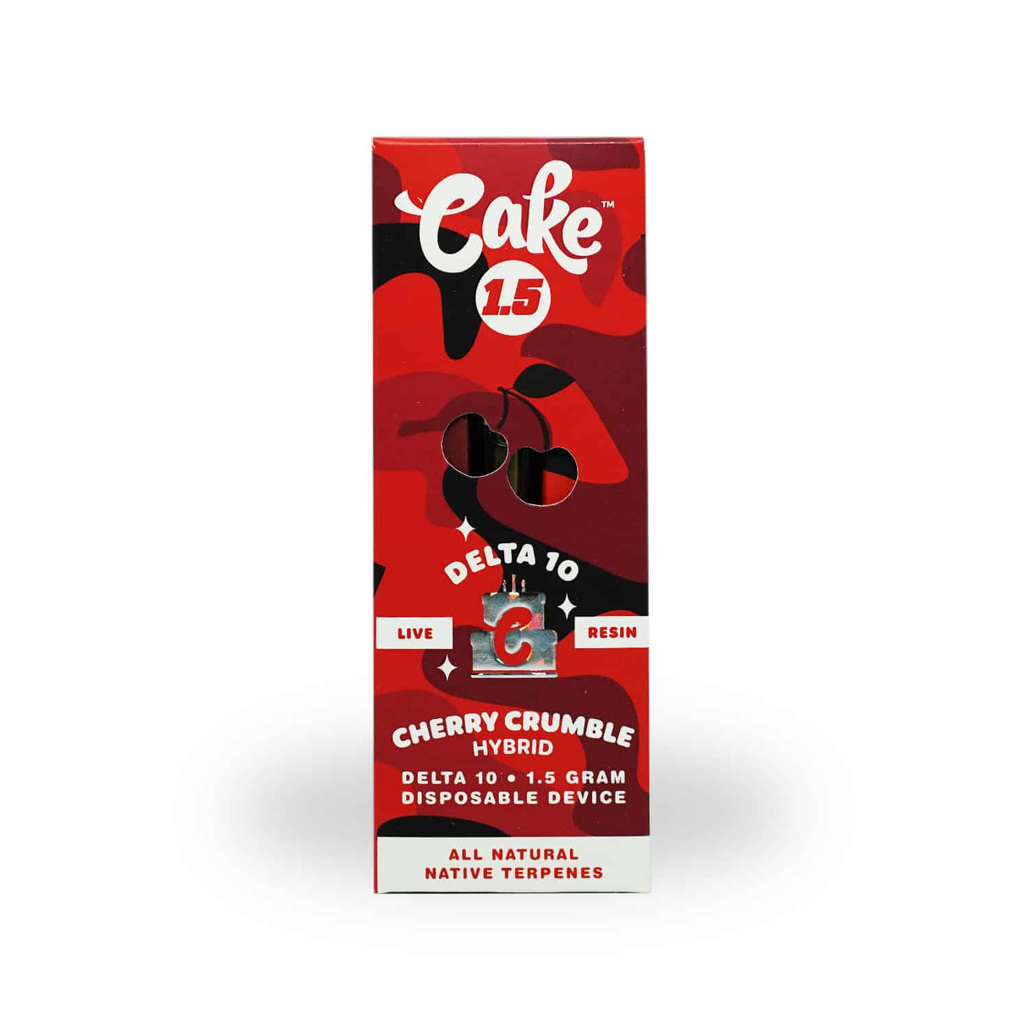 Cake Cherry Crumble Live Resin Delta 10 Disposable (1.5g) Best Price