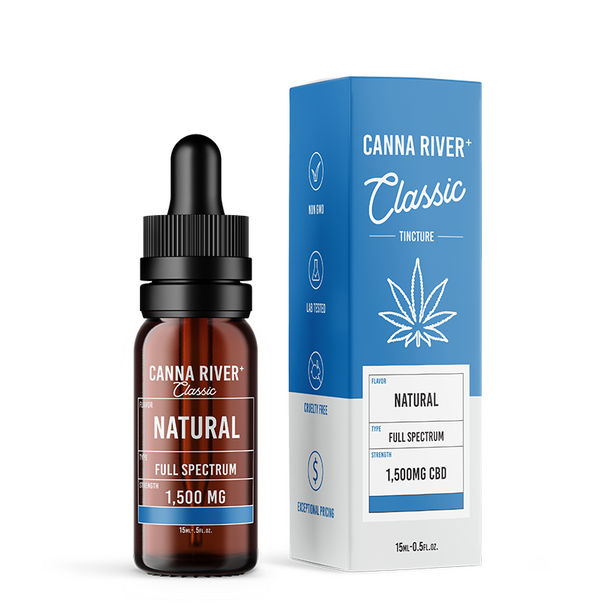 Canna River CBD Oil - Classic Full Spectrum Tincture - Natural Best Price