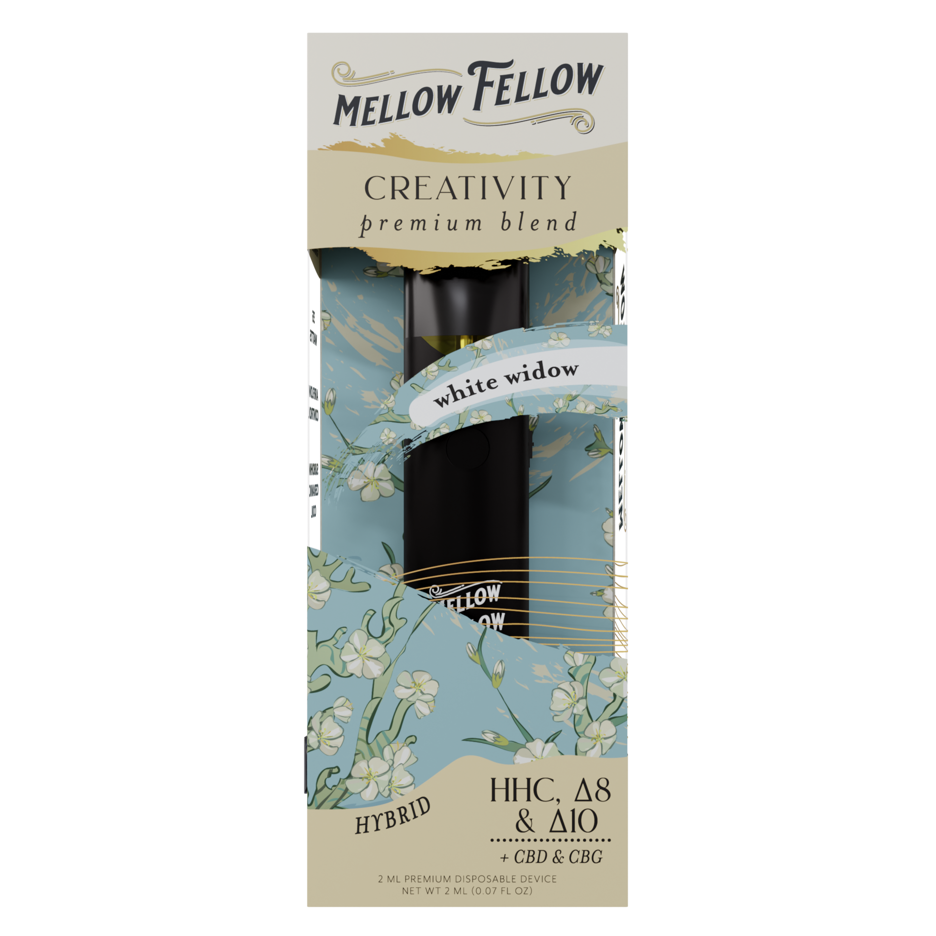 Mellow Fellow Creativity Blend 2ml Disposable Vape White Widow Best Price