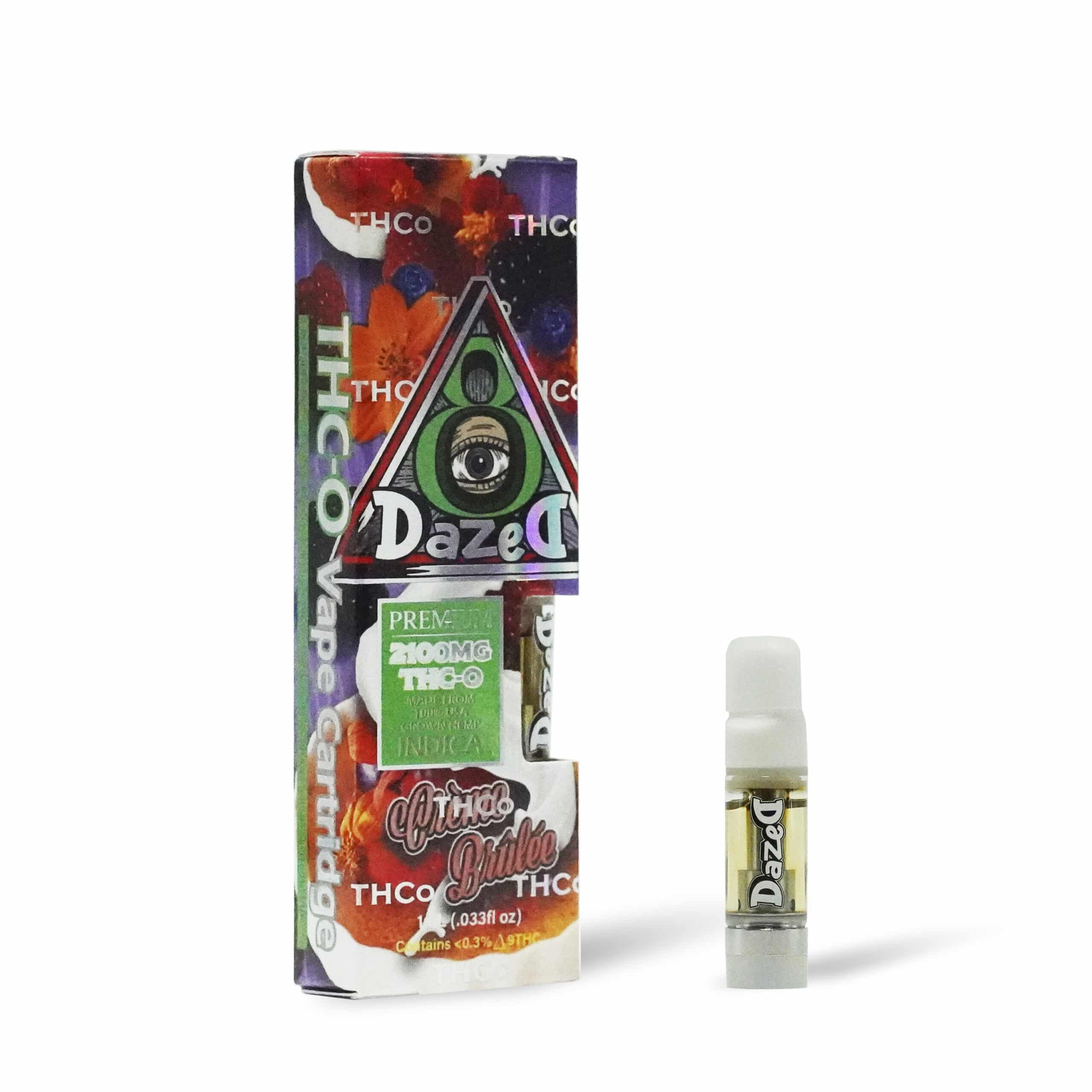 DazeD8 Creme Brulee Delta 8 THC-O Cartridge (2.1g) Best Price