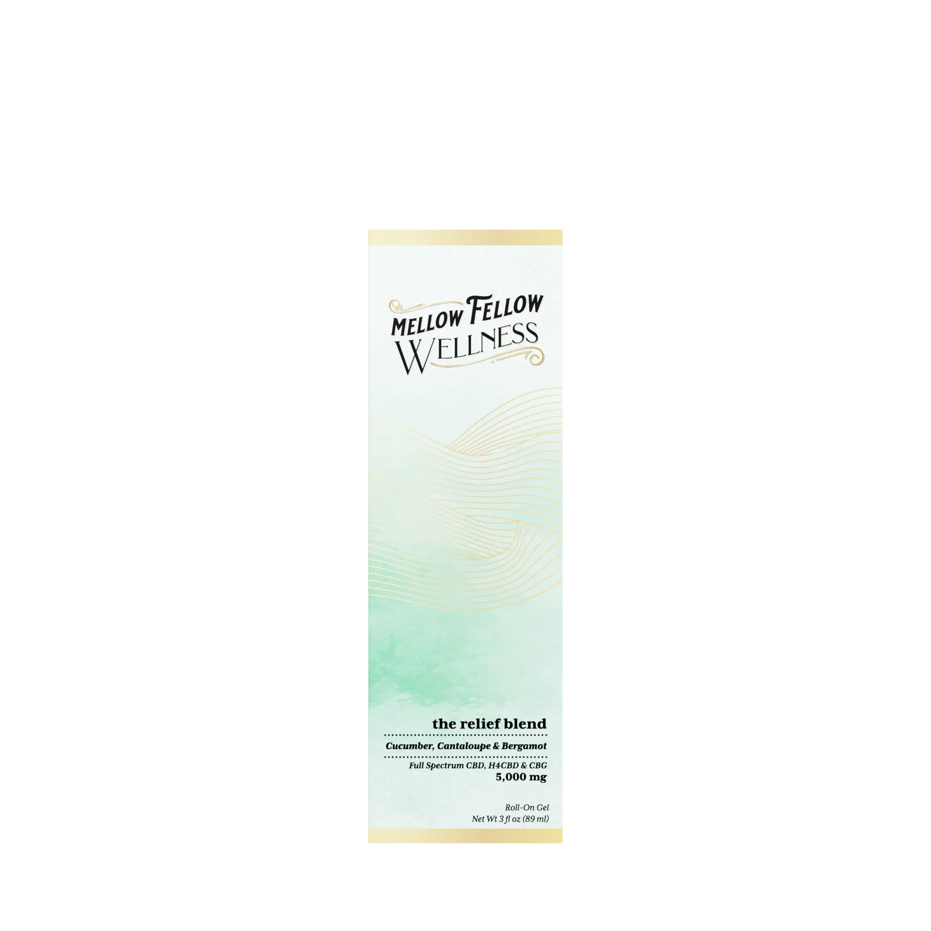 Wellness Roll On Gel - Relief Blend - Cucumber, Cantaloupe and Bergamot - 5000mg Best Price