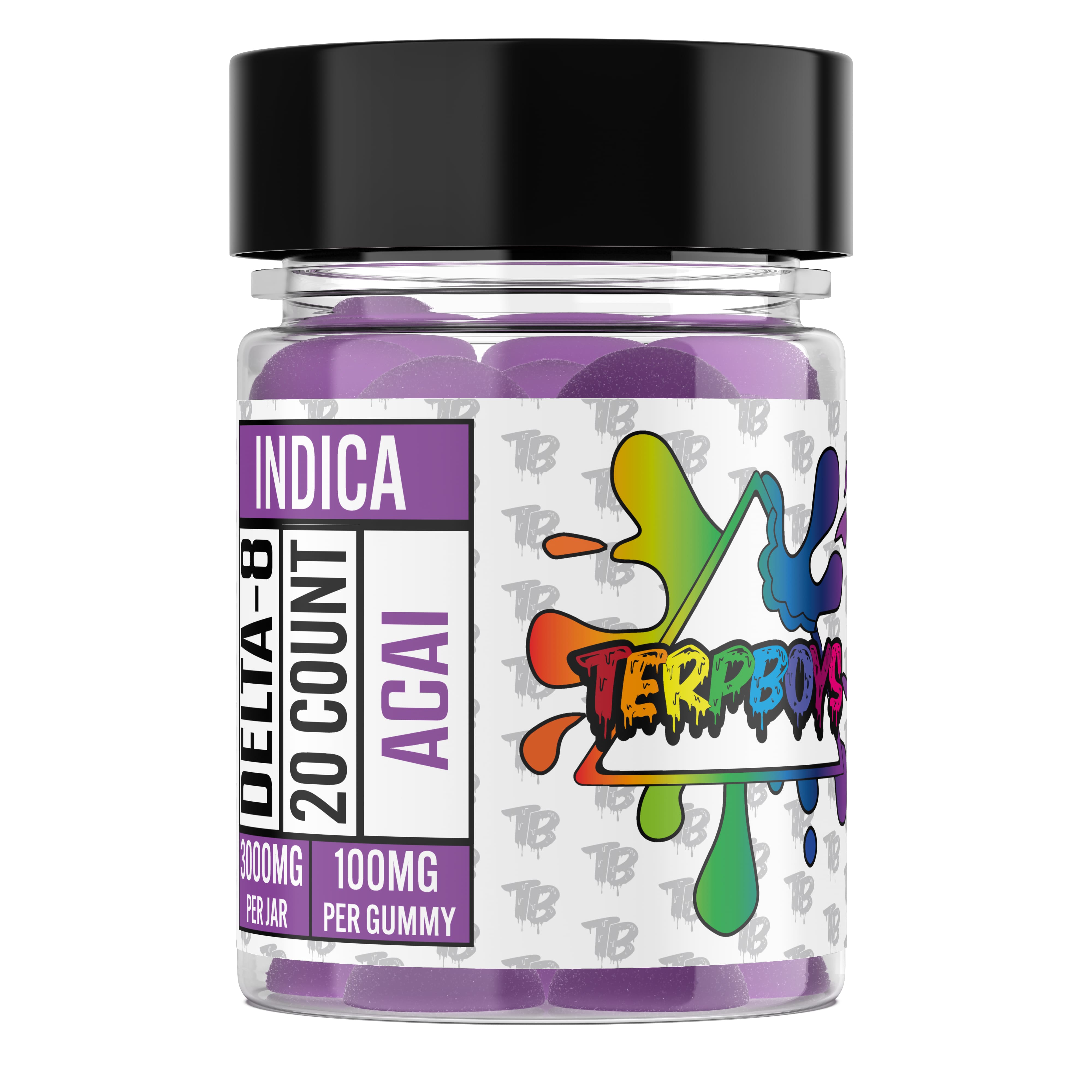 TerpBoys Delta 8 Gummies Acai Indica Best Price