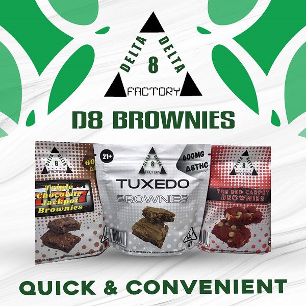 Delta-8 THC Brownies 600mg Best Price