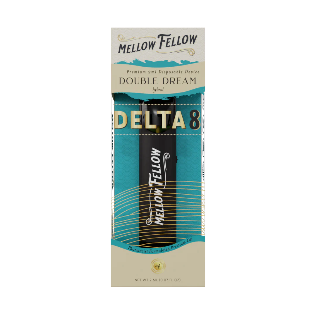 Mellow Fellow Delta 8 THC Premium 2ml Disposable Vape Double Dream Best Price