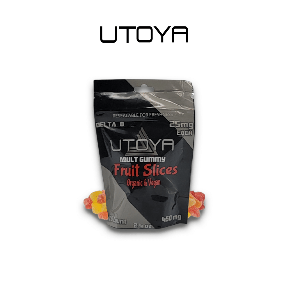 Utoya | Delta 8 THC Fruit Slices Gummies 450mg - 2250mg Best Price