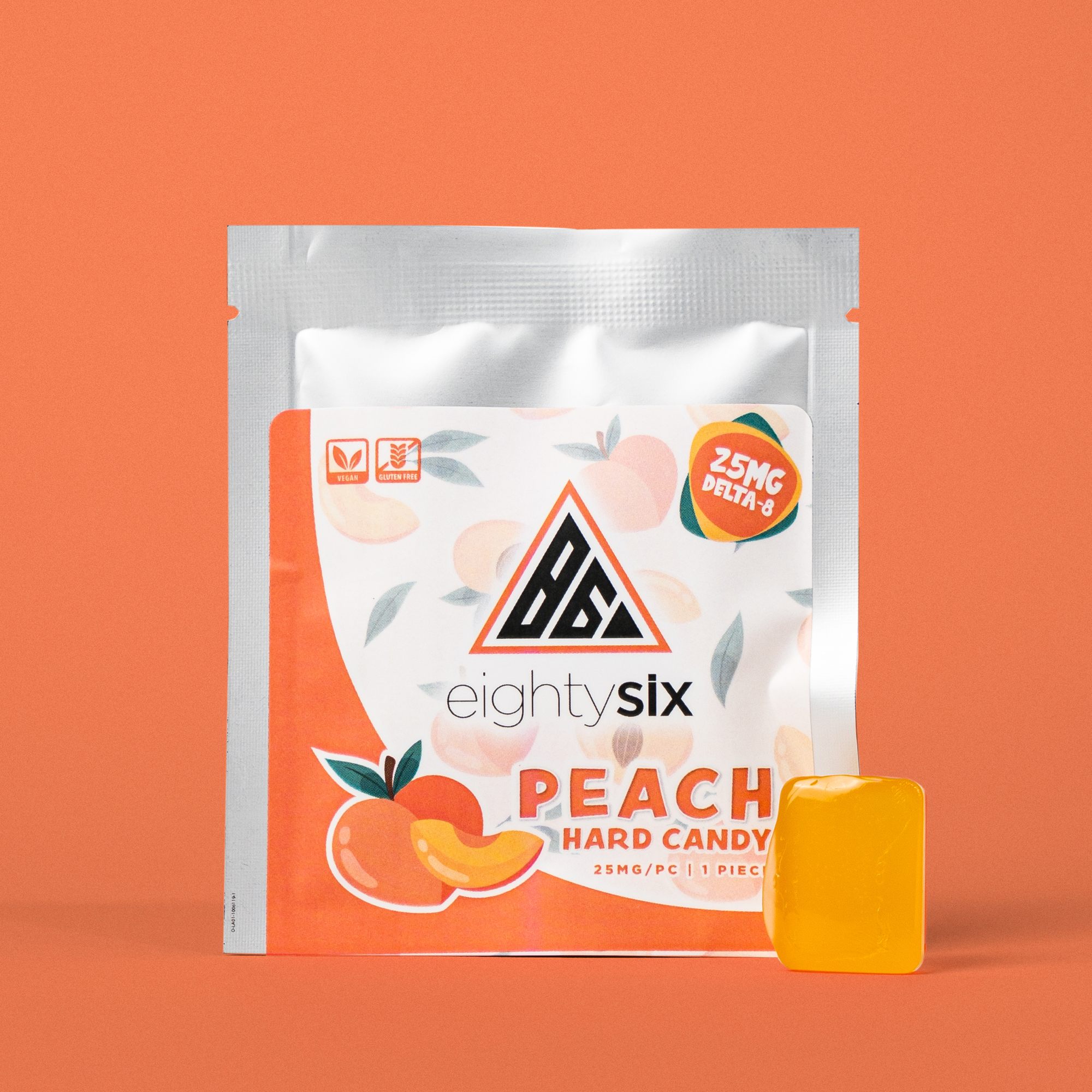 Eighty Six Peach 25MG – Delta-8 THC Hard Candy Best Price