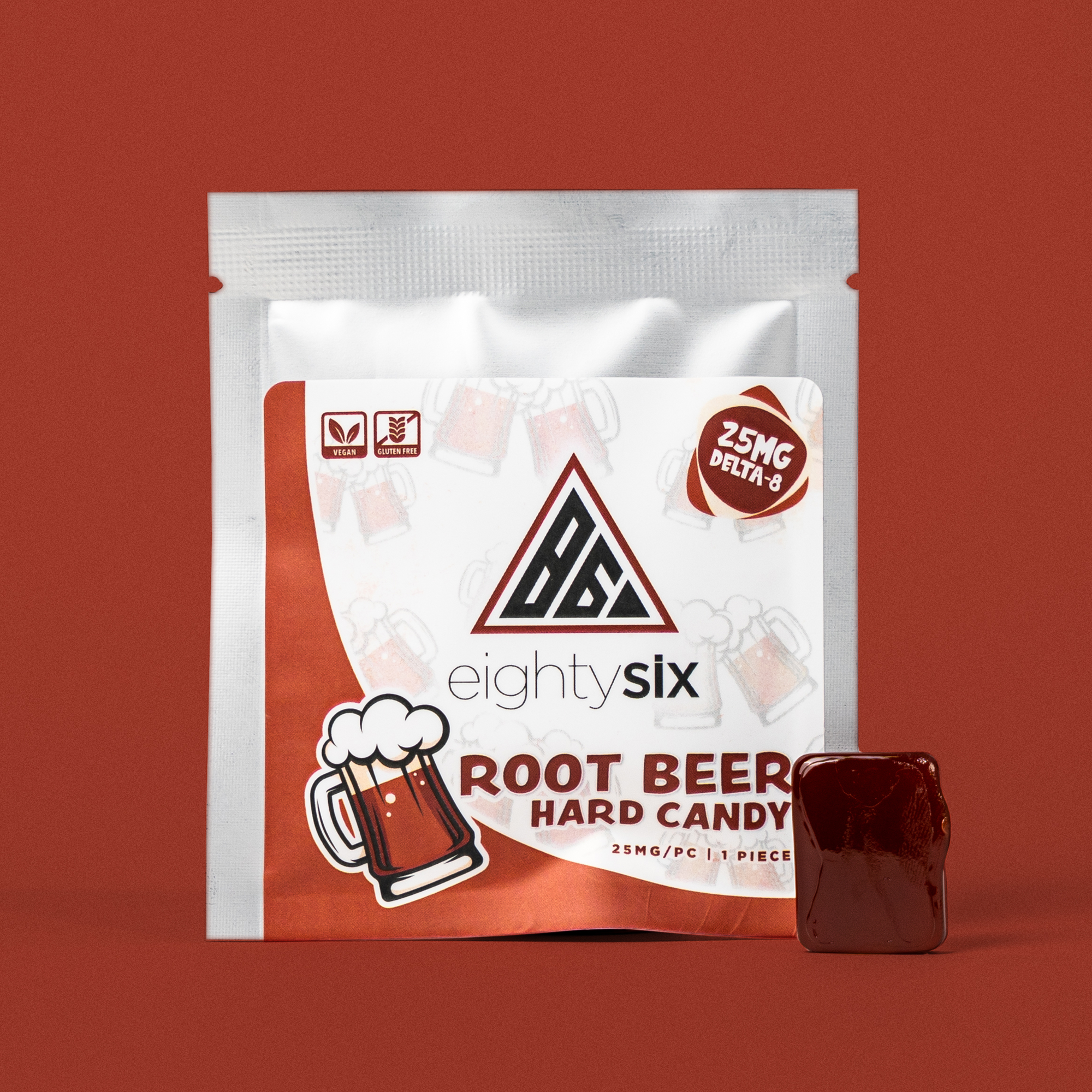 Eighty Six Root Beer 25MG – Delta-8 THC Hard Candy Best Price