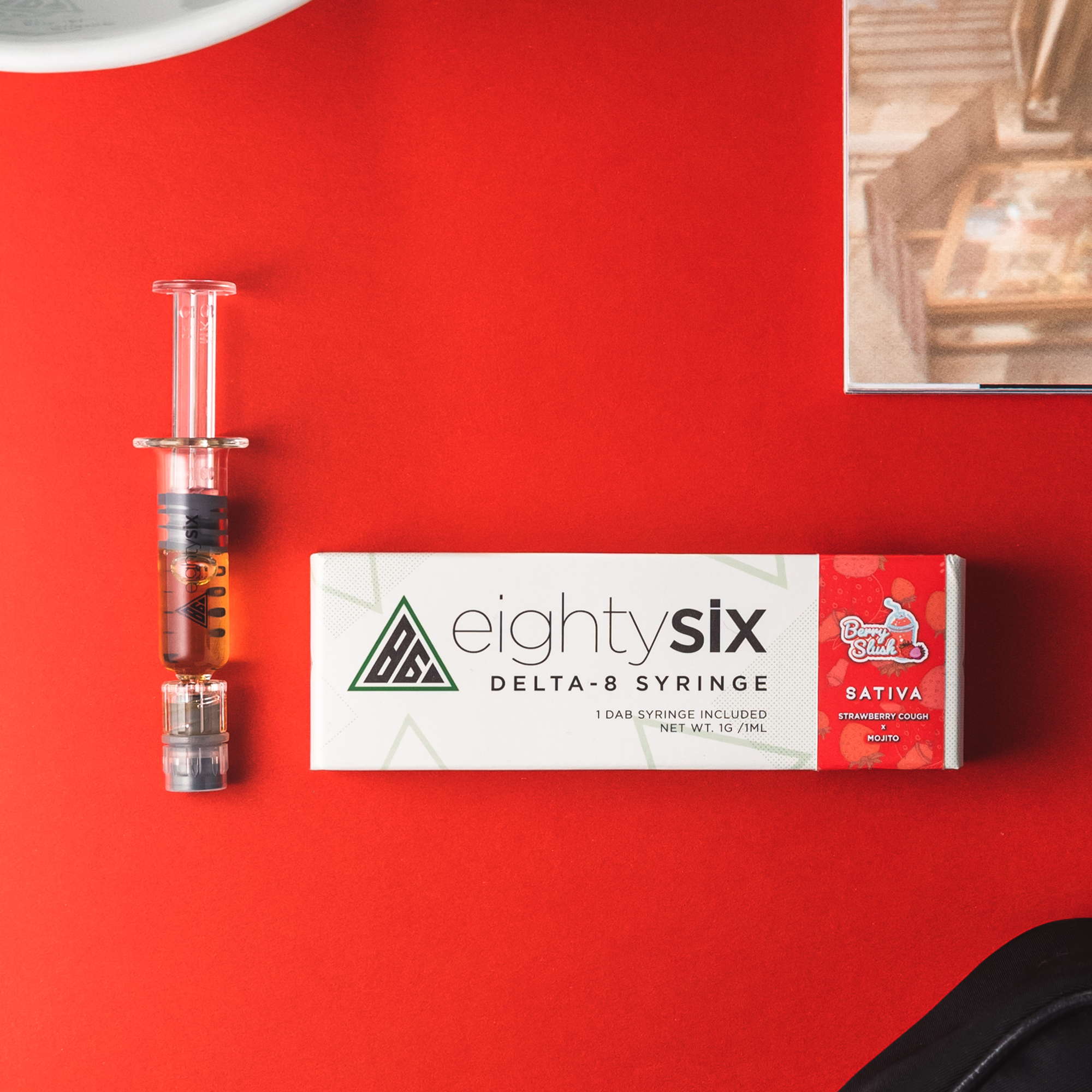 Eighty Six Berry Slush (Strawberry Cough) Delta-8 THC Syringe Best Price