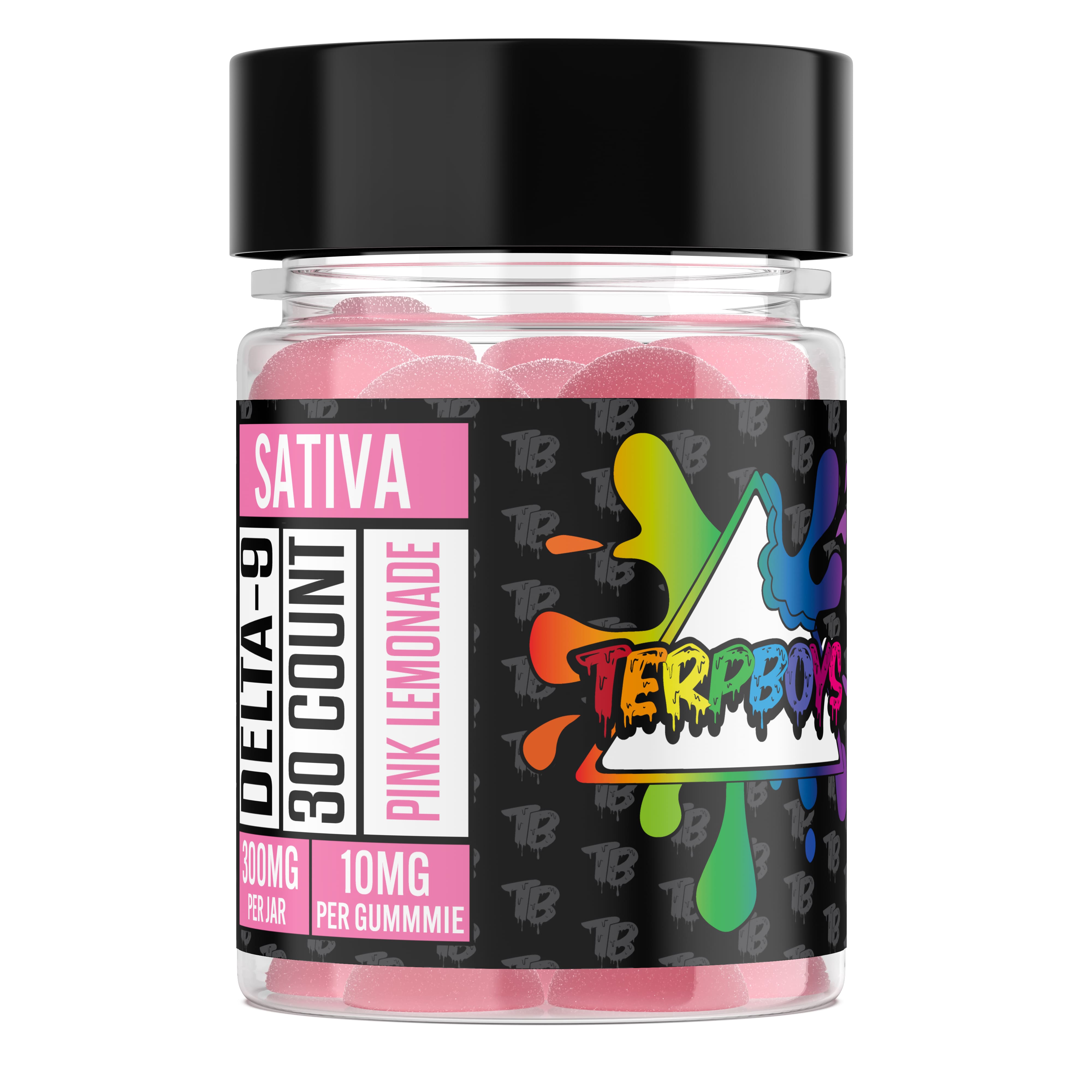 TerpBoys 10mg Delta 9 Gummies Pink Lemonade Sativa Best Price