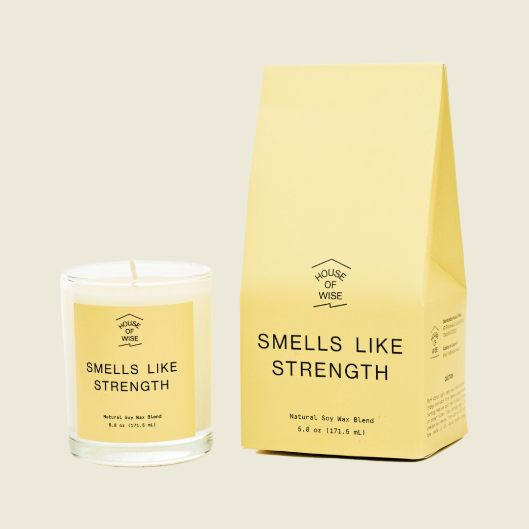 House of Wise Smells Like Strength Candle (5.8oz) Best Price