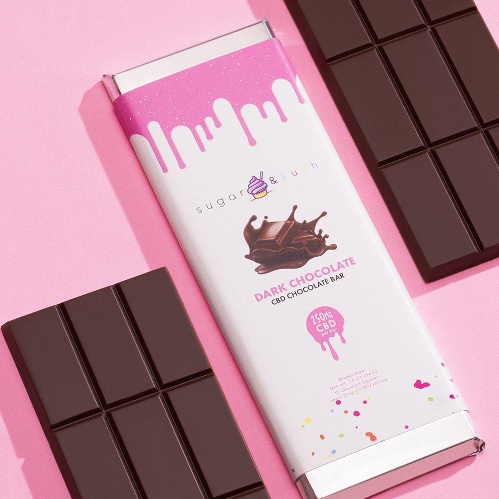 Sugar and Kush CBD ﻿Dark Chocolate Bar ﻿(Add-on & ﻿Save﻿)﻿﻿ Best Price