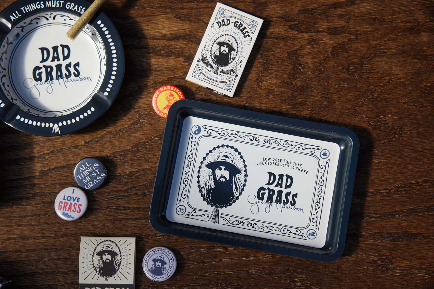 Dad Grass x George Harrison Signature Rolling Tray Best Price