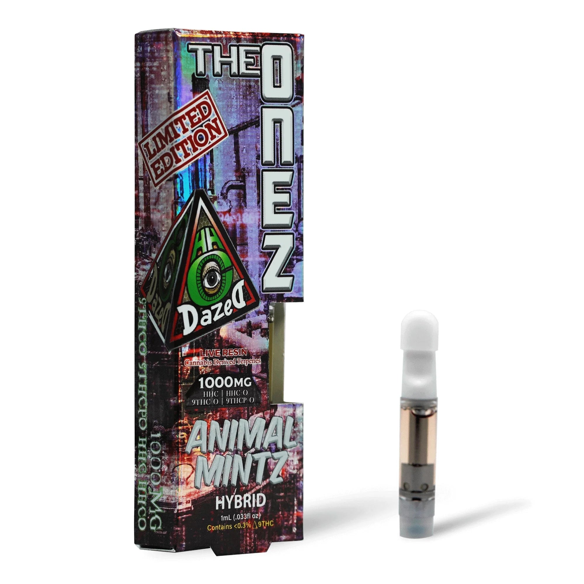 DazeD8 Animal Mintz HHC + HHC-O + D9 THC-O + D9 THCP-O Cartridge (1g) Best Price