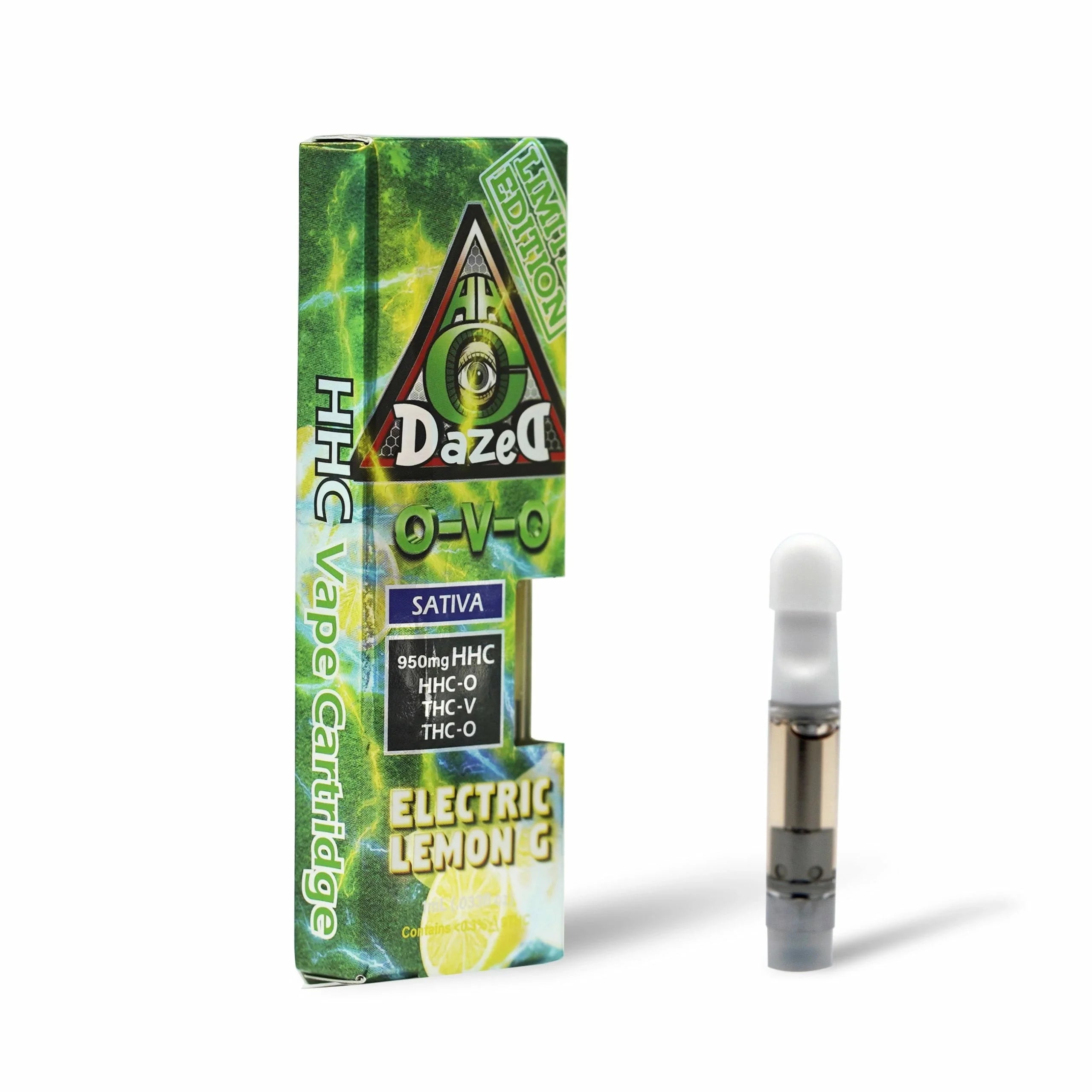 DazeD8 Electric Lemon G HHC-O + THCV + THC-O Cartridge (1g) Best Price