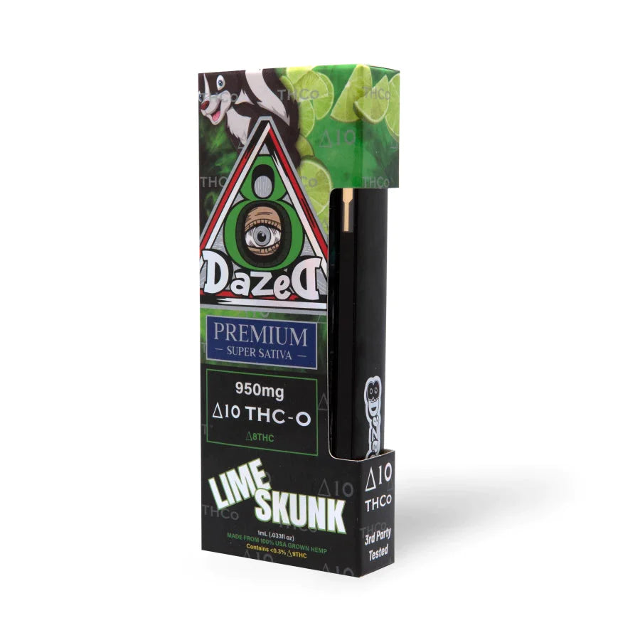 DazeD8 Lime Skunk Delta 10 THC-O Disposable (1g) Best Price