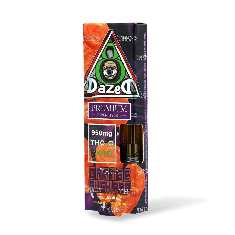 DazeD8 Orange Push Pop Delta 8 THC-O Cartridge (1g) Best Price