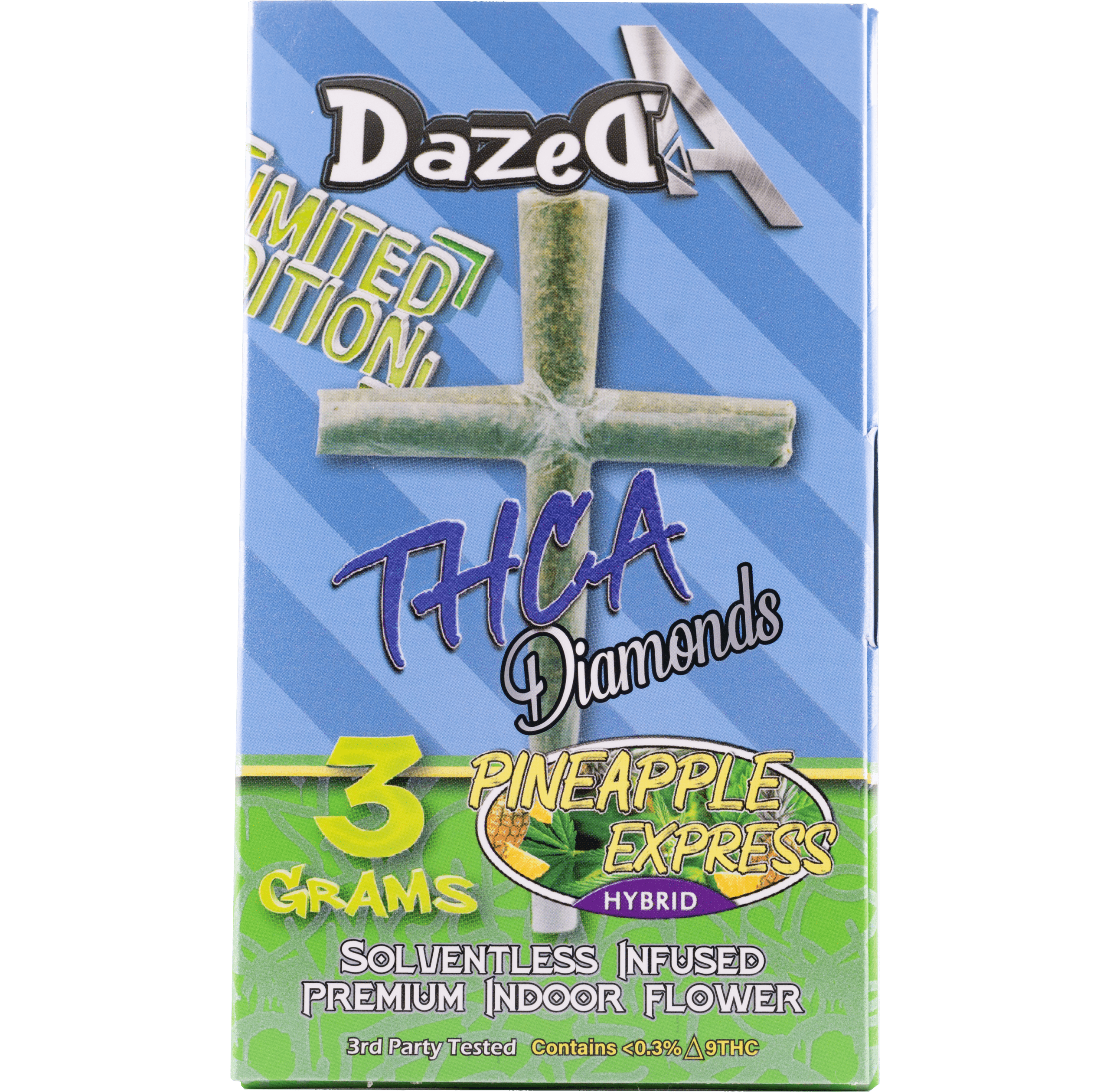 DazedA THC-A Diamonds Cross Joints (3g) Best Price