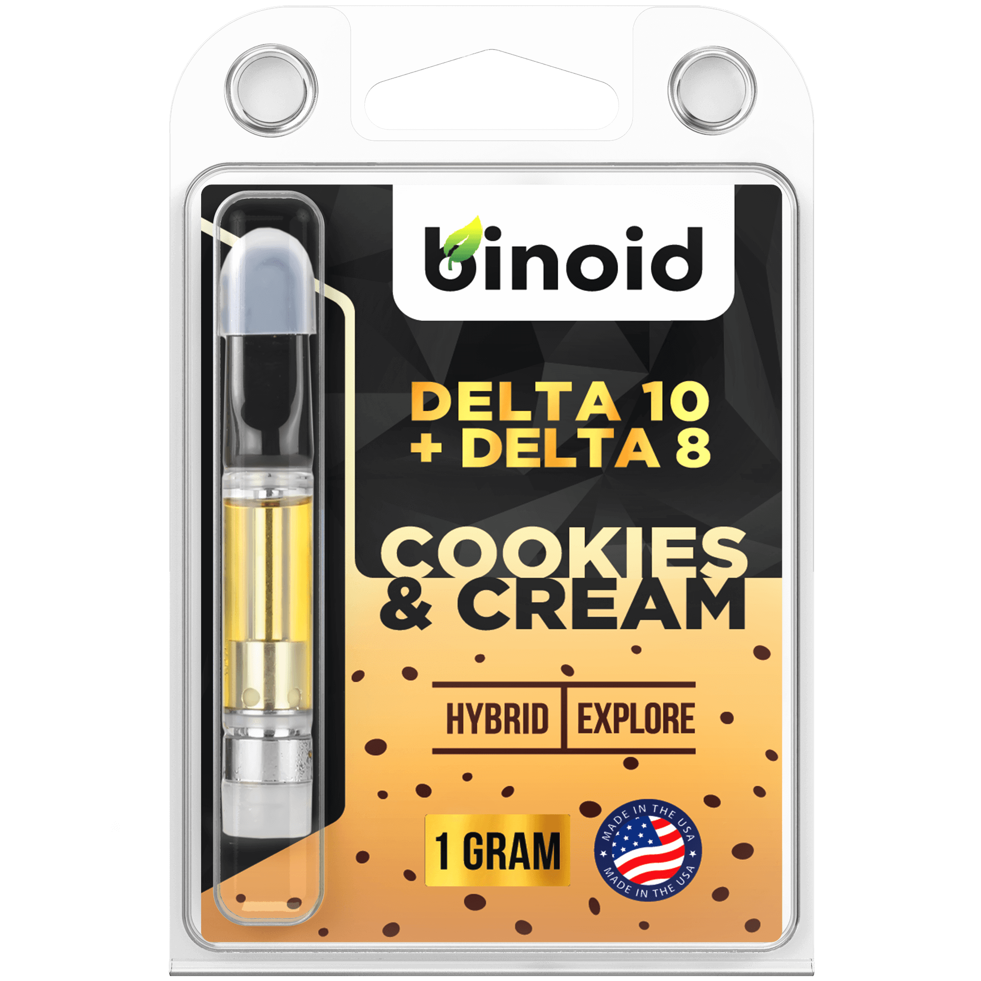 Binoid Delta 10 THC Vape Cartridge - Cookies & Cream Best Price
