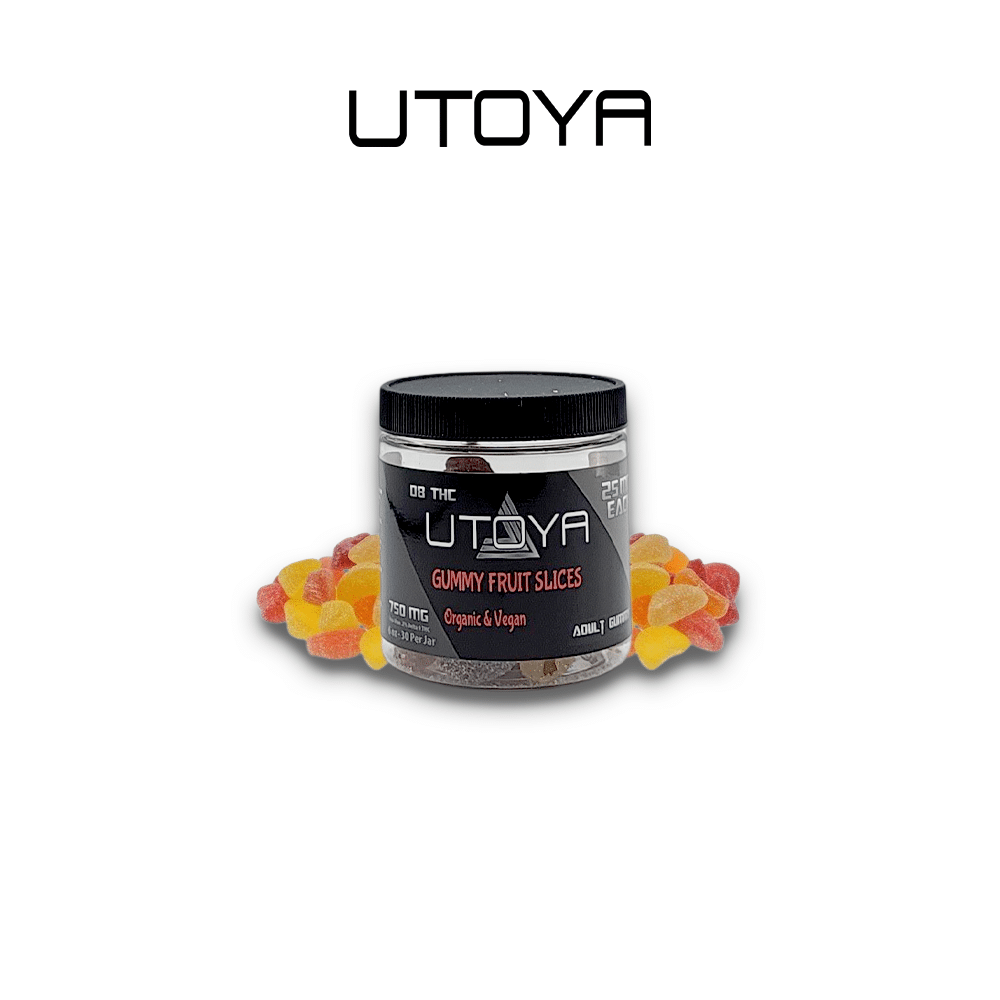 Utoya | Delta 8 THC Fruit Slices Gummies 450mg - 2250mg Best Price