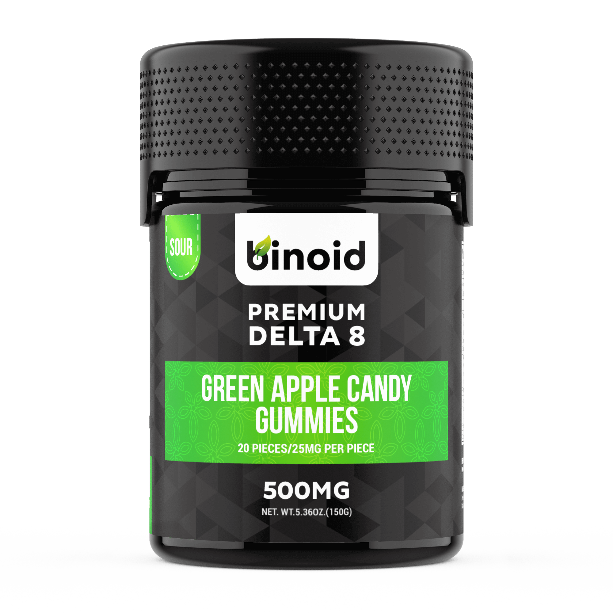 Binoid Delta 8 THC Gummies - Green Apple Candy Best Price