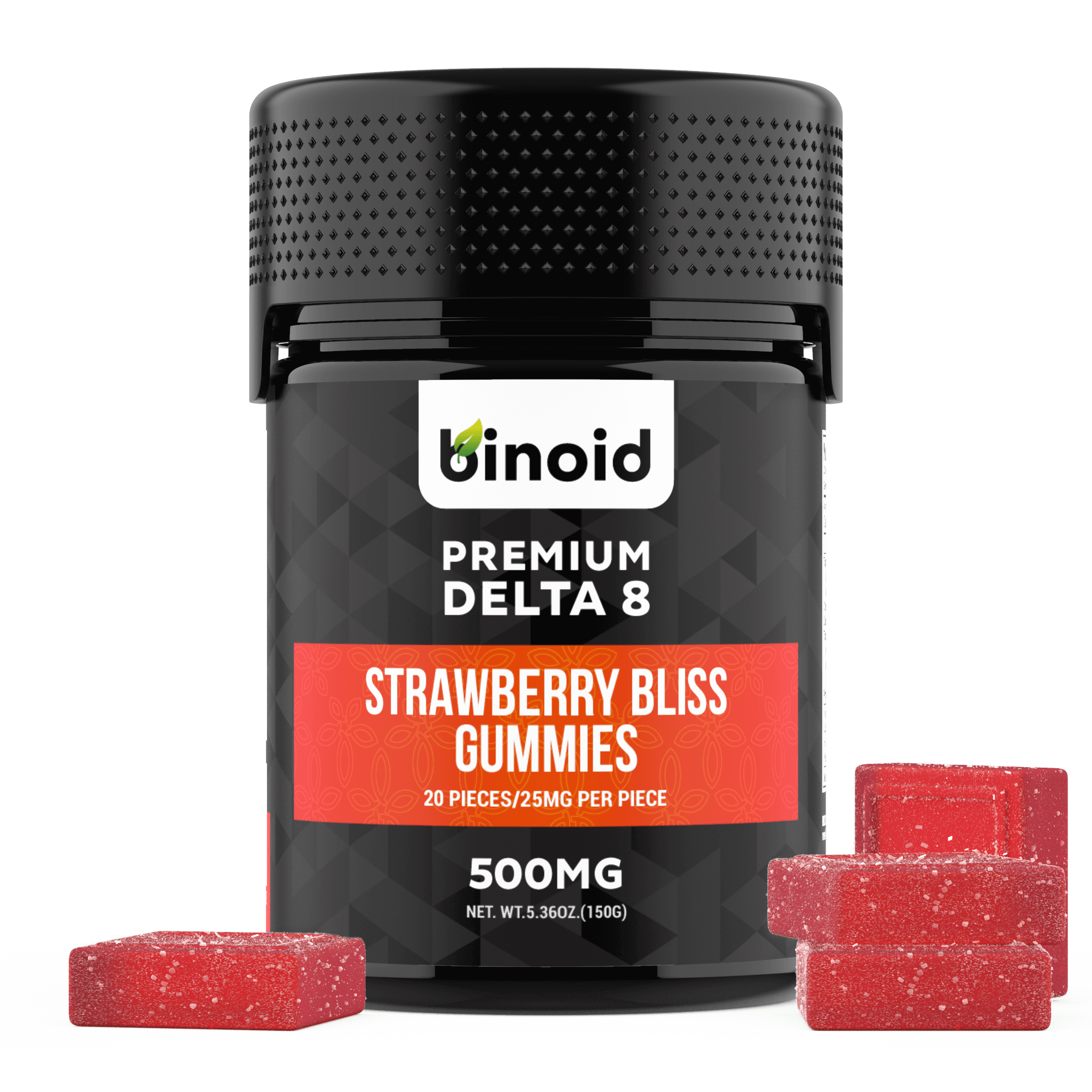 Binoid Delta 8 THC Gummies - Strawberry Bliss Best Price