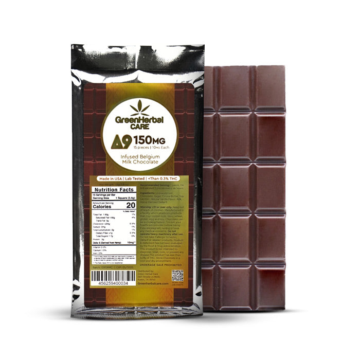 Green Herbal Care GHC Delta-9 THC Milk Chocolate Best Price