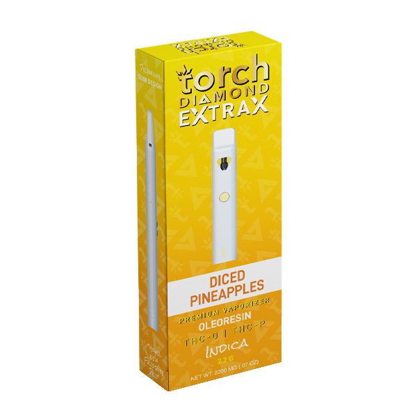Torch Extrax Diamond Diced Pineapples THC-O + THCP Disposable (2.2g) Best Price