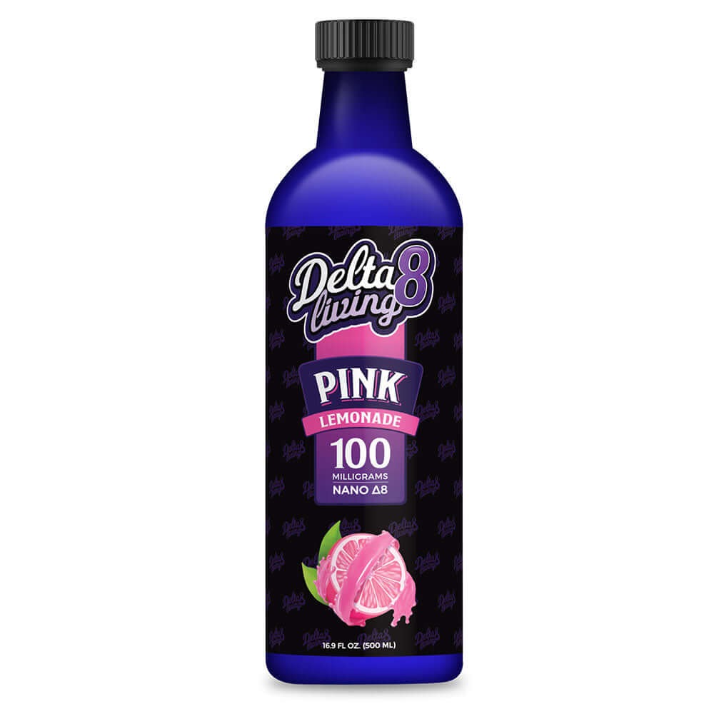 CBD Living | Pink Lemonade Delta 8 Drink 100mg Best Price