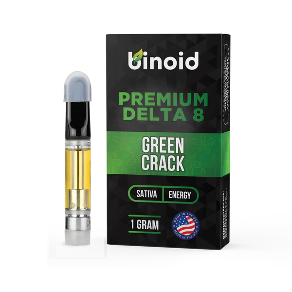 Binoid Delta 8 THC Vape Cartridge Green Crack Best Price