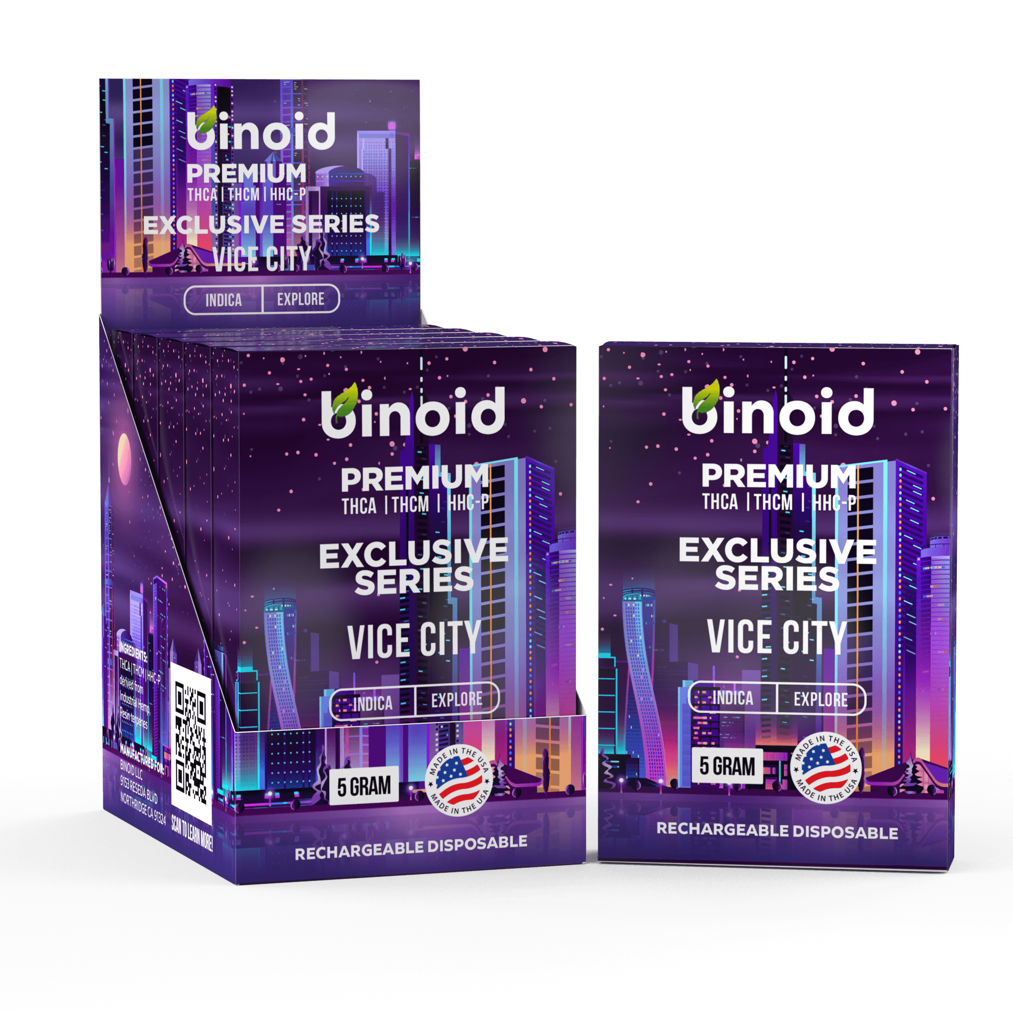 Binoid Exclusive Series 5 Gram Disposable Vape – Vice City Best Price